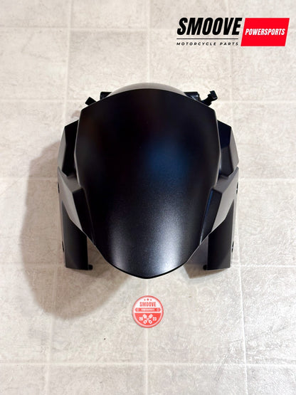 2021-2025 KAWASAKI NINJA ZX10R OEM FRONT FENDER WHEEL MUD GUARD SATIN BLACK