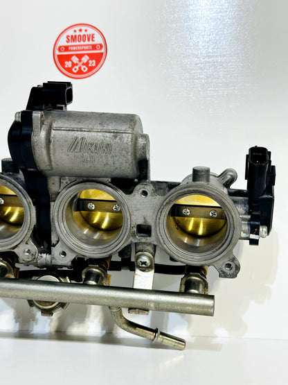 2008-2016 YAMAHA YZF R6 OEM THROTTLE BODY BODIES W/ FUEL INJECTORS + RAIL