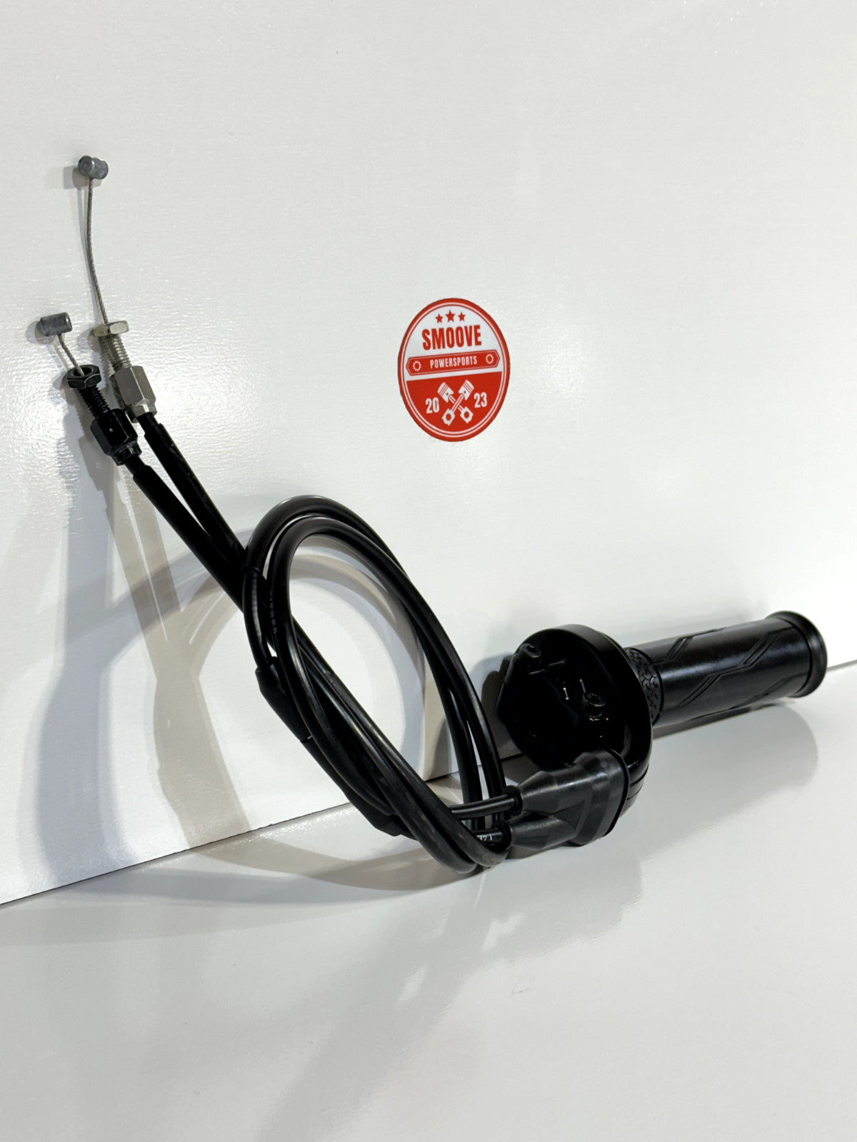 2009-2014 YAMAHA YZF R1 OEM THROTTLE GRIP TUBE HOUSING & CABLES CONTROL ASSEMBLY