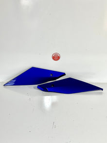 2020-2024 YAMAHA YZF R1 RIGHT LEFT SIDE TANK TRIM FAIRING PANEL COWL BLUE OEM