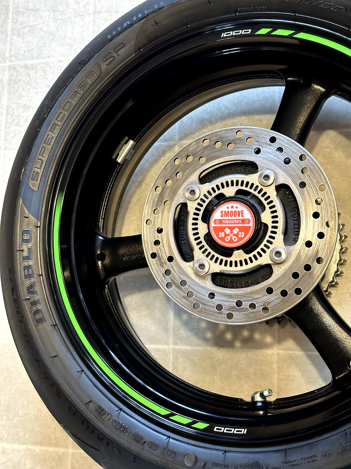 2021-2025 KAWASAKI NINJA ZX10R ZX 10 OEM REAR BACK WHEEL RIM SPROCKET ROTOR TIRE