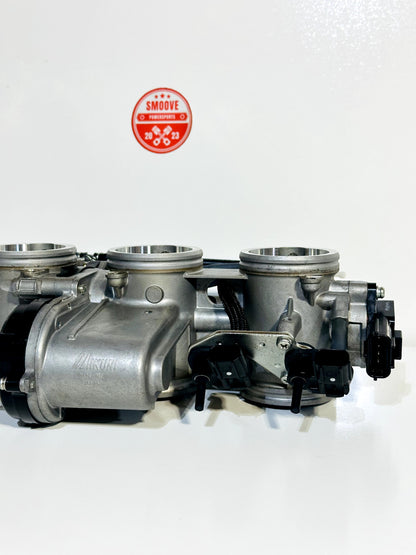 2024-2025 KAWASAKI NINJA ZX10R OEM THROTTLE BODY BODIES + INJECTORS & FUEL LINES