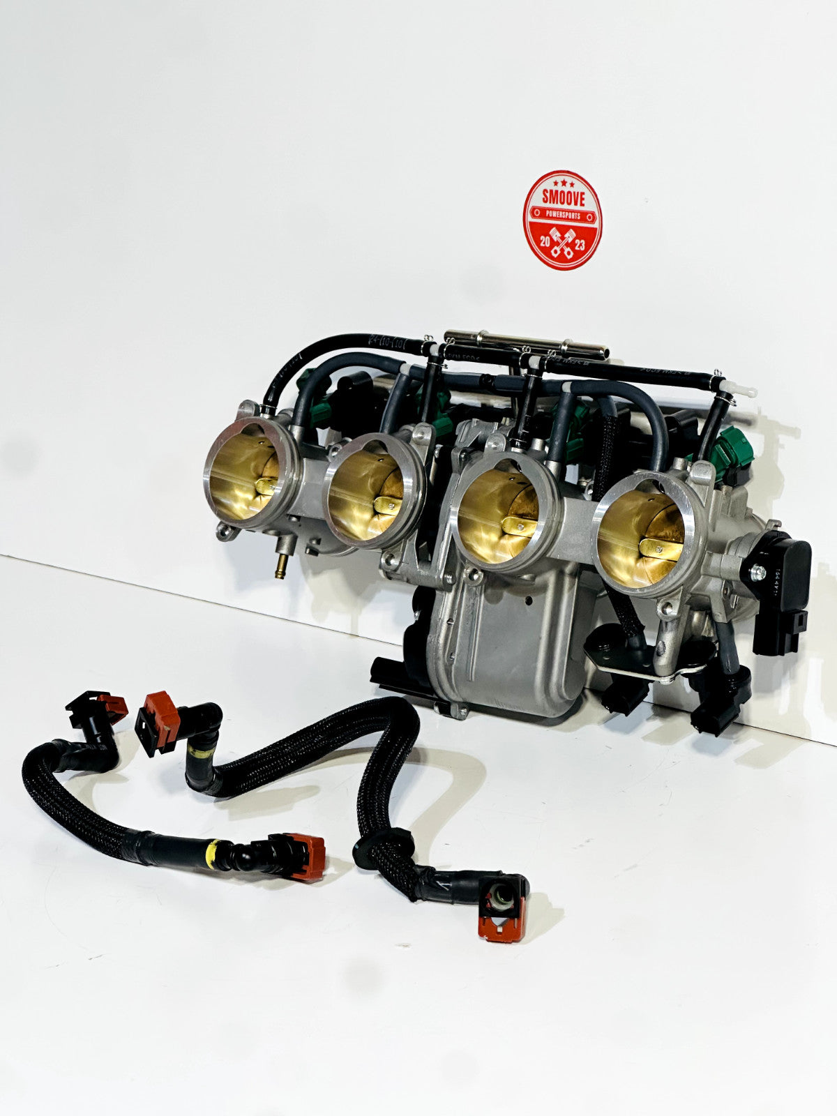 2021-2025 KAWASAKI NINJA ZX10R OEM THROTTLE BODY W/ INJECTORS & FUEL LINES ✅