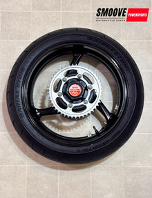 2011-2026 SUZUKI GSXR750 OEM REAR BACK WHEEL RIM TIRE ROTOR SPROCKET MINT BLACK