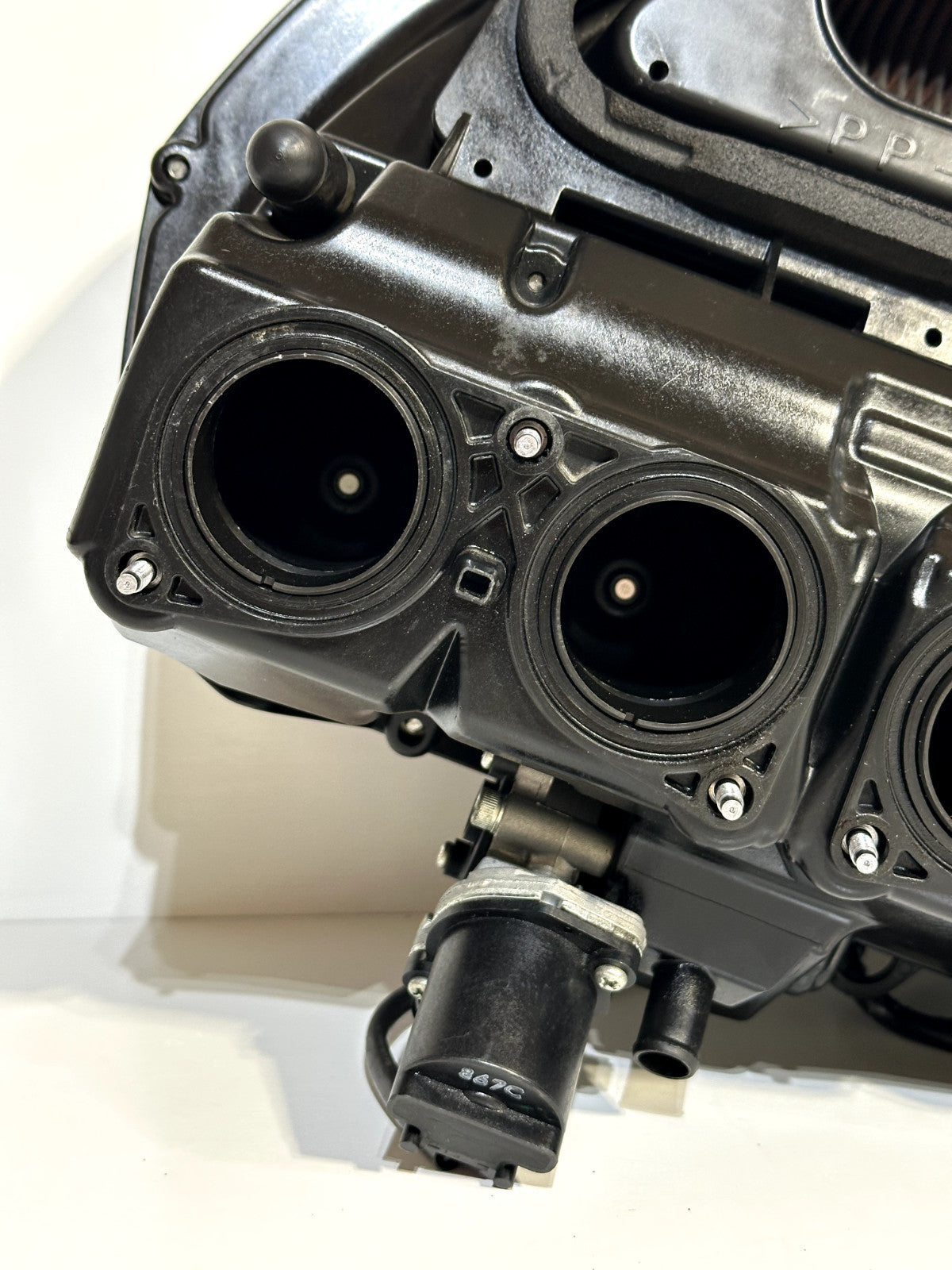 2008-2016 YAMAHA YZF R6 OEM AIR BOX INTAKE FILTER W/ VELOCITY STACKS + INJECTORS