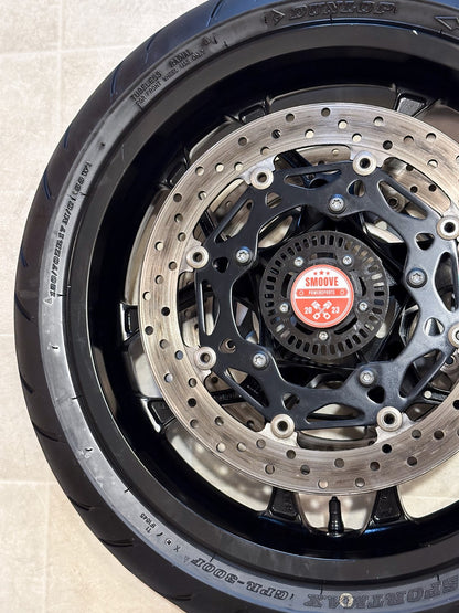 2020-2025 YAMAHA YZF-R1 YZF R1 OEM FRONT WHEEL RIM ROTOR & TIRE ASSEMBLY BLACK