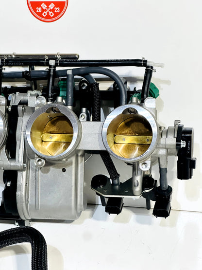 2021-2025 KAWASAKI NINJA ZX10R OEM THROTTLE BODY W/ INJECTORS & FUEL LINES ✅