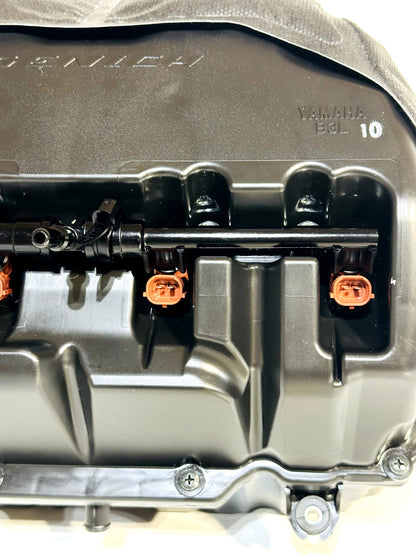 2020-2026 YAMAHA YZF R1 OEM AIR INTAKE FILTER BOX AIRBOX W/ INJECTORS & STACKS