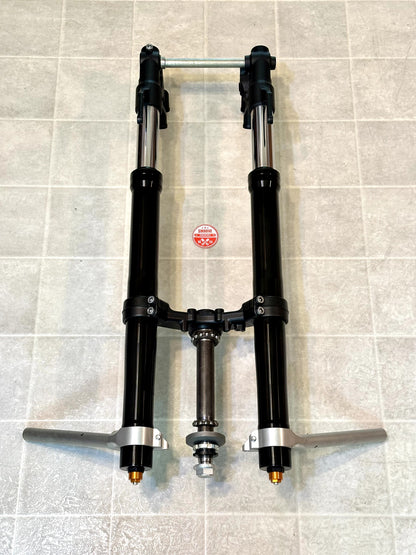 2022-2025 YAMAHA YZF R7 OEM FRONT FORKS SUSPENSION W/ TRIPLE TREE & CLIP ONS