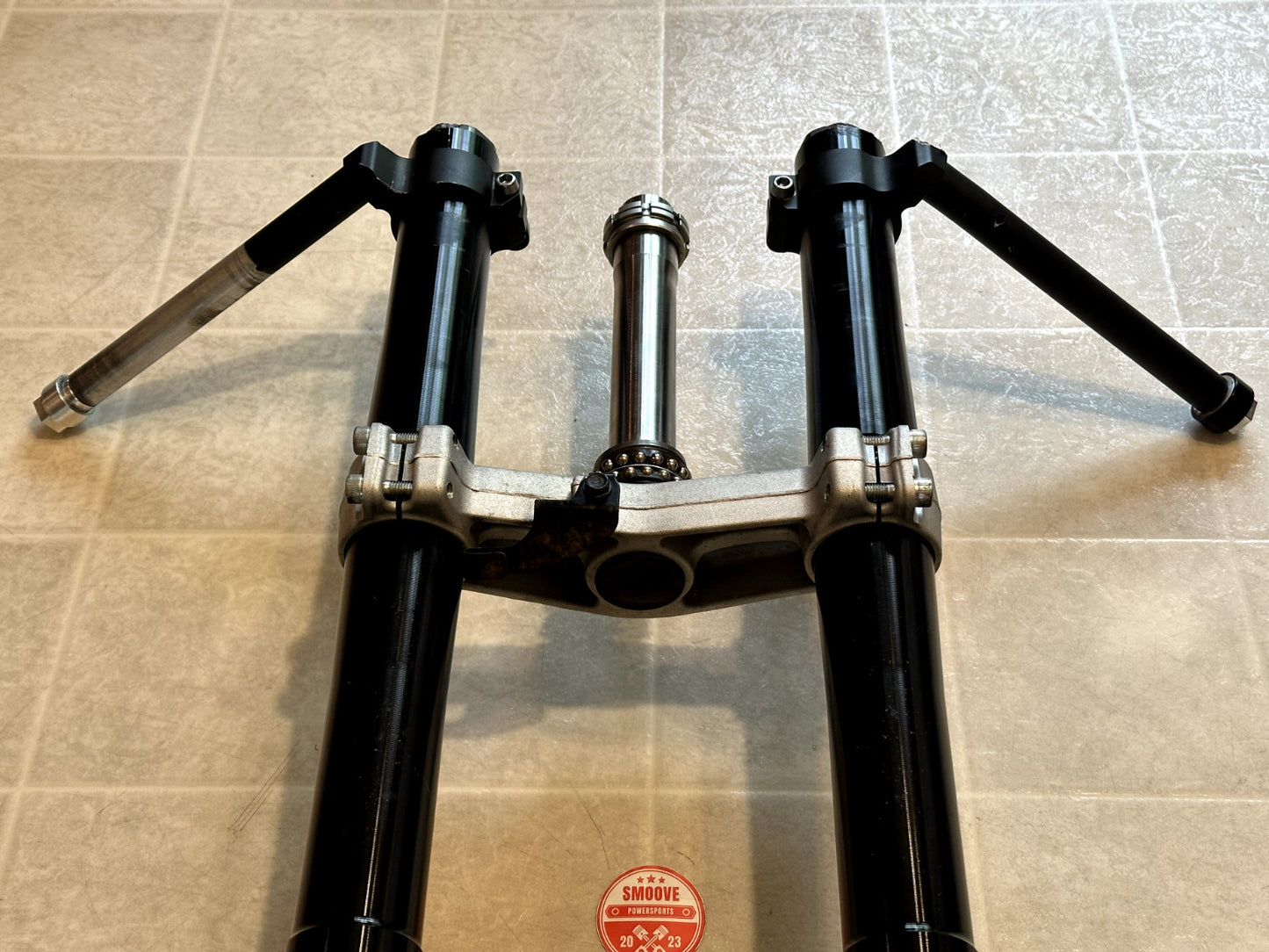 2019-2026 KAWASAKI NINJA ZX6R FRONT FORKS FORK SHOCK SUSPENSION W/ CLIP ON SET