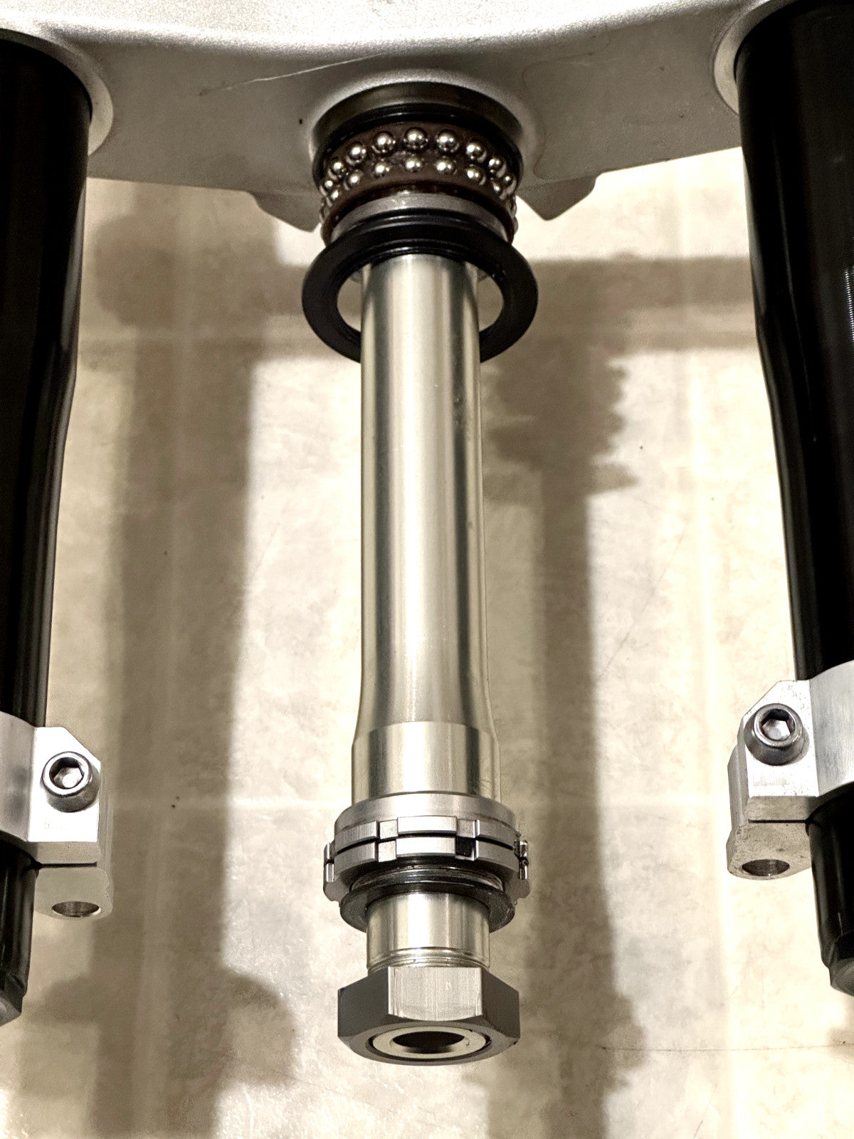 2021-2025 KAWASAKI NINJA ZX10R FRONT FORKS SUSPENSION W/ TRIPLE TREE + CLIP ONS ✅