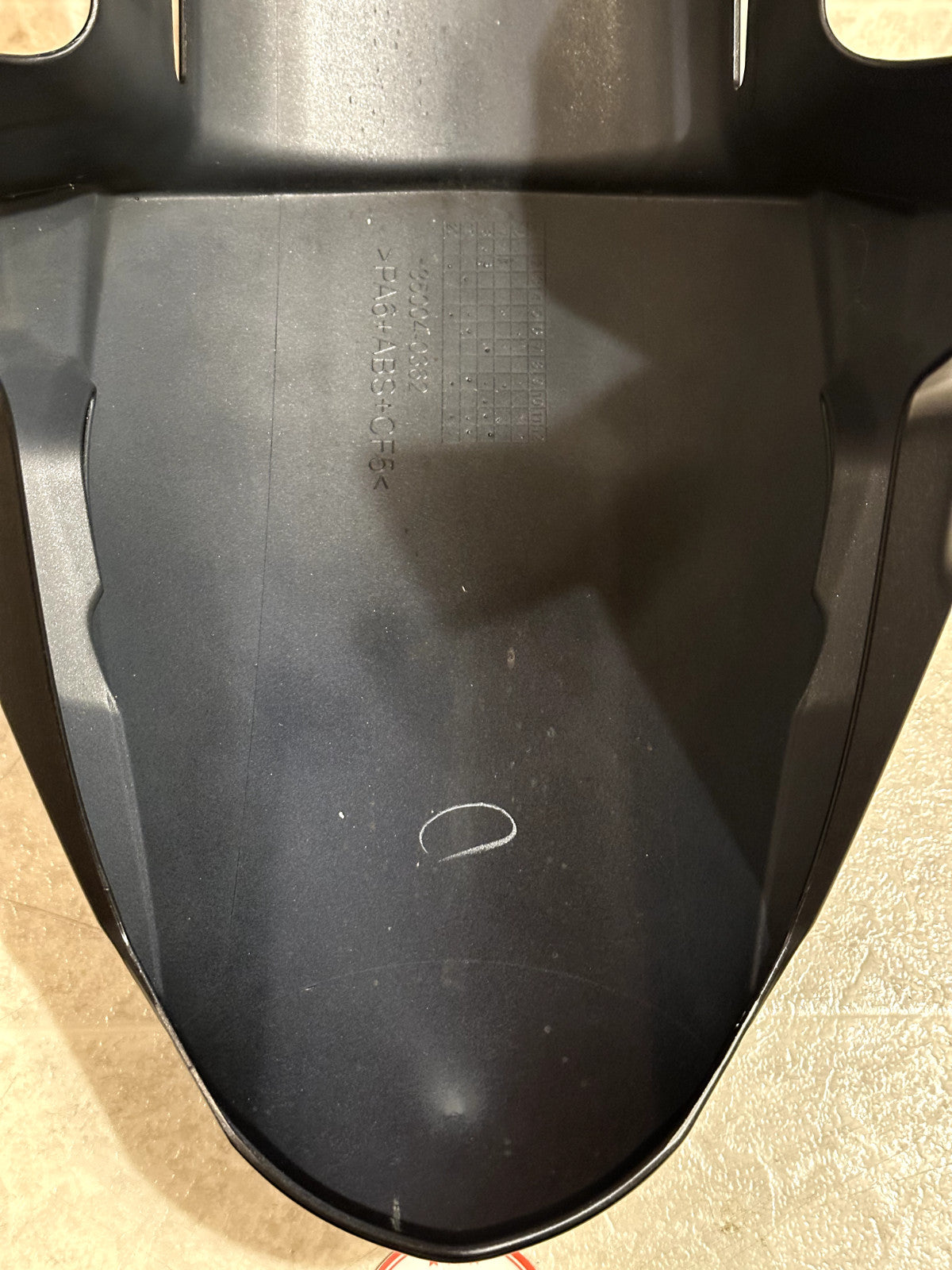 2021-2025 KAWASAKI NINJA ZX10R OEM FRONT FENDER WHEEL MUD GUARD SATIN BLACK
