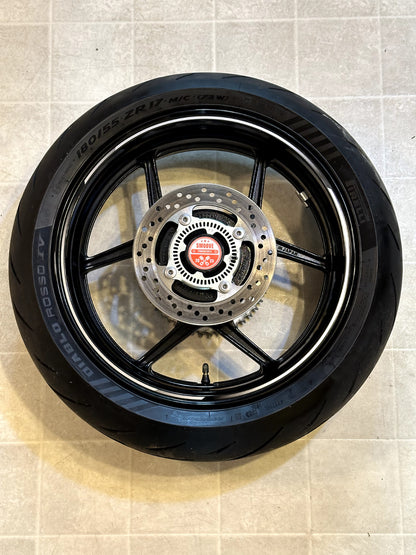 2019-2025 KAWASAKI NINJA ZX6R ZX636 OEM REAR BACK WHEEL RIM ROTOR SPROCKET TIRE