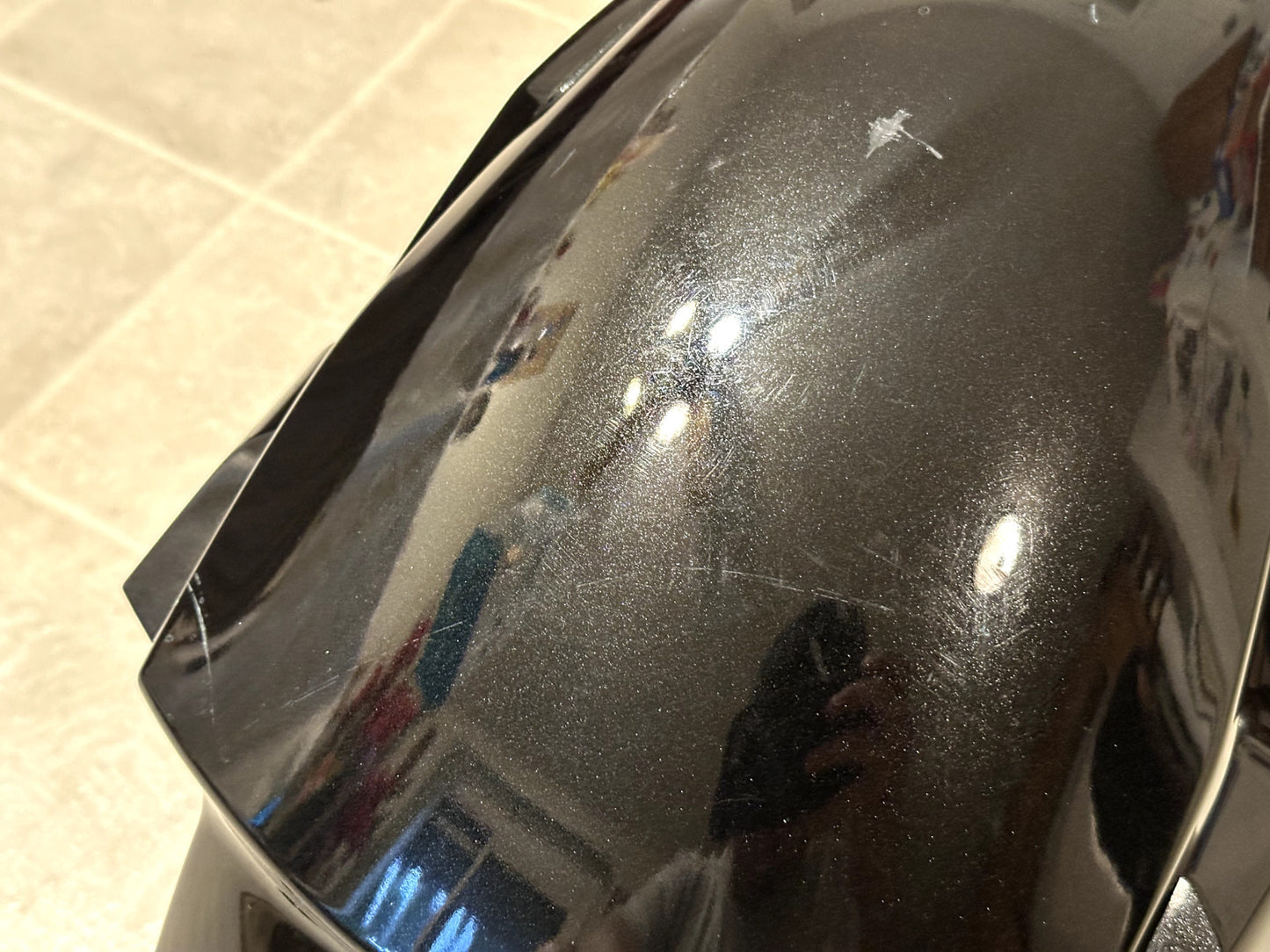 2021-2025 KAWASAKI NINJA ZX10R OEM FRONT FENDER WHEEL MUD GUARD GLOSS BLACK