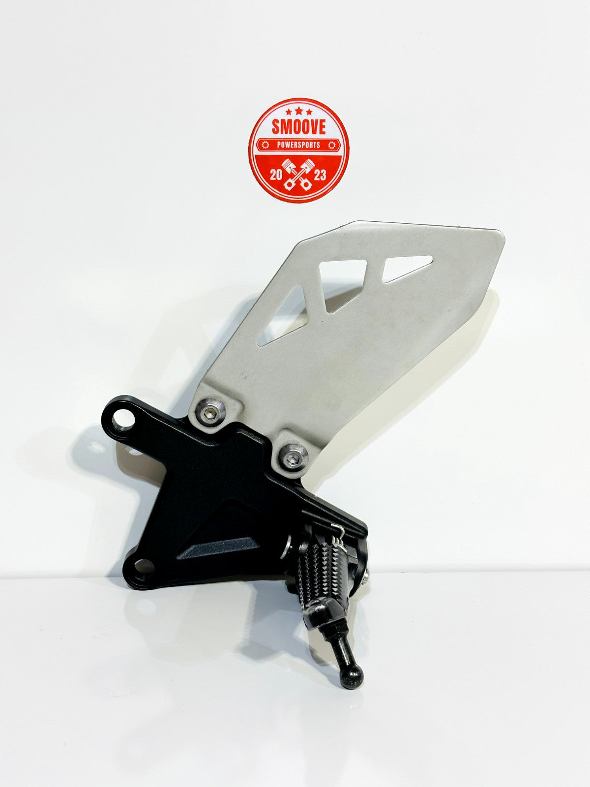2011-2015 KAWASAKI NINJA ZX10R OEM LEFT RIDER FOOT PEG & FRAME BRACKET ASSEMBLY