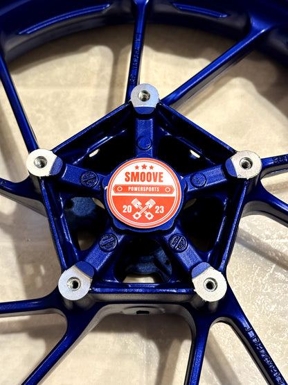 2022-2025 YAMAHA YZF R7 OEM FRONT WHEEL RIM & TIRE ASSEMBLY BLUE
