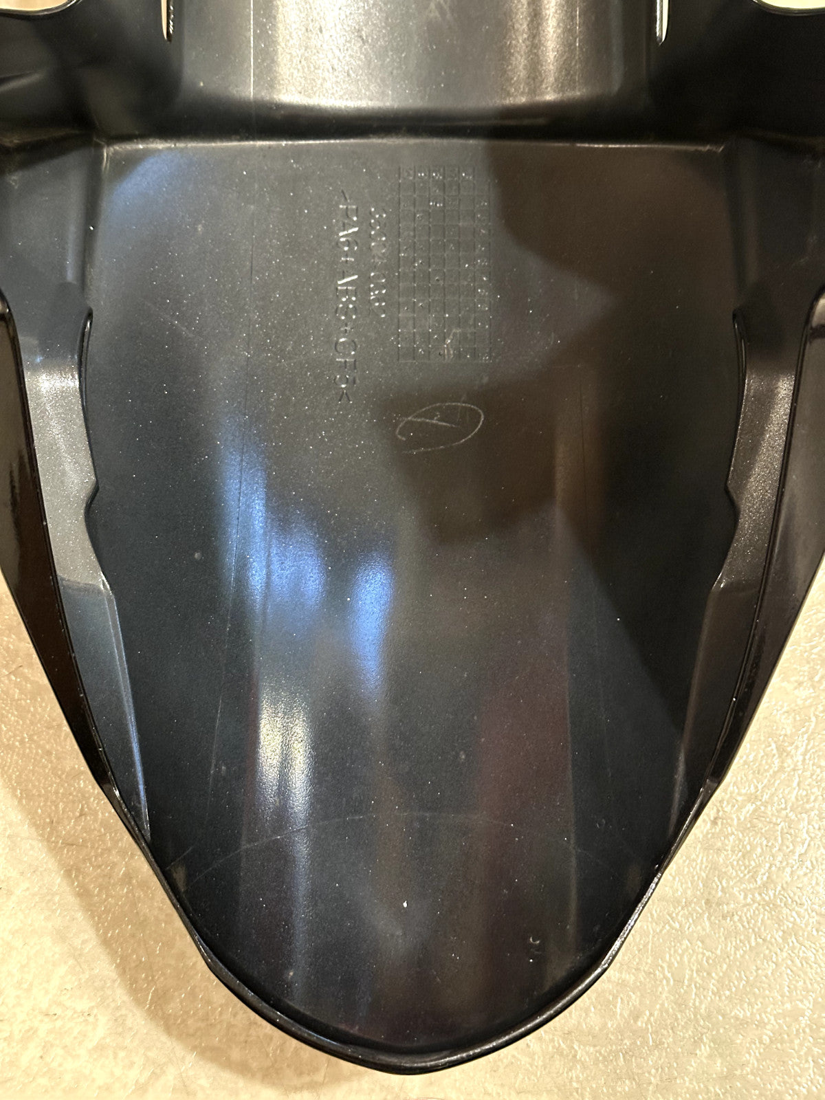 2021-2025 KAWASAKI NINJA ZX10R OEM FRONT FENDER WHEEL MUD GUARD GLOSS BLACK