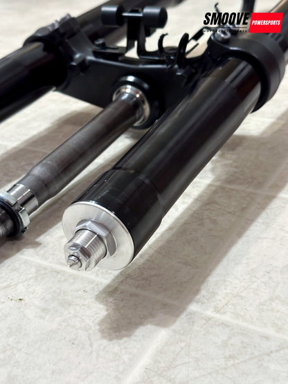 2017-2020 YAMAHA MT-09 MT09 OEM FRONT FORKS SUSPENSION FORK & TRIPLE TREE + AXLE