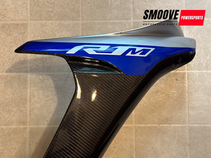 2015-2019 YAMAHA YZF R1M OEM CARBON FIBER LEFT RIGHT FAIRING SET + FRONT COWLING