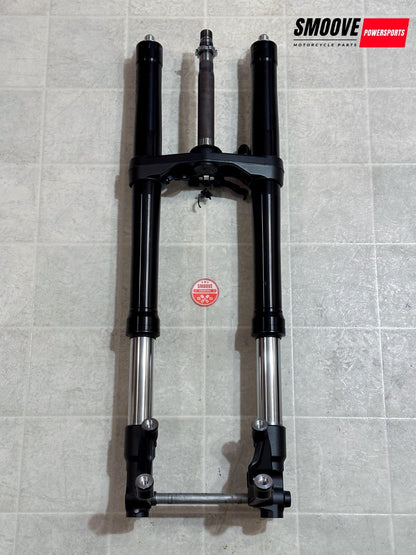 2017-2020 YAMAHA MT-09 MT09 OEM FRONT FORKS SUSPENSION FORK & TRIPLE TREE + AXLE