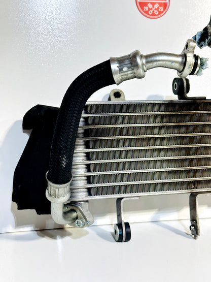 2021-2025 KAWASAKI NINJA ZX10R OEM ENGINE OIL COOLER MOTOR OIL RADIATOR W/ LINES