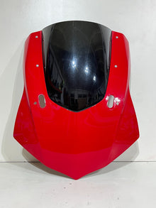 2015-2019 YAMAHA YZF R1 OEM FRONT NOSE UPPER WINDSHIELD COWL COWLING FAIRING RED