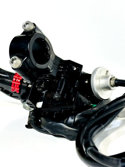 2021-2025 KAWASAKI NINJA ZX10R OEM CLUTCH PERCH & CABLE ASSEMBLY W/ ASV LEVER