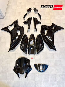 2022-2025 YAMAHA YZF R7 OEM COMPLETE FAIRING BODY PANEL PLASTICS COWL KIT BLACK