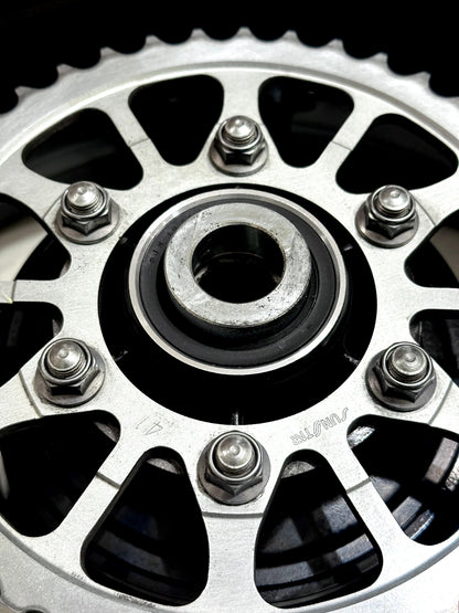 2021-2025 KAWASAKI NINJA ZX10R OEM REAR BACK WHEEL RIM TIRE SPROCKET ROTOR BLACK