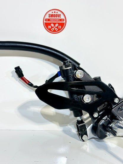 2022-2025 YAMAHA YZF R7 OEM REAR BACK BRAKE MASTER CYLINDER W/ RIGHT FOOT PEG
