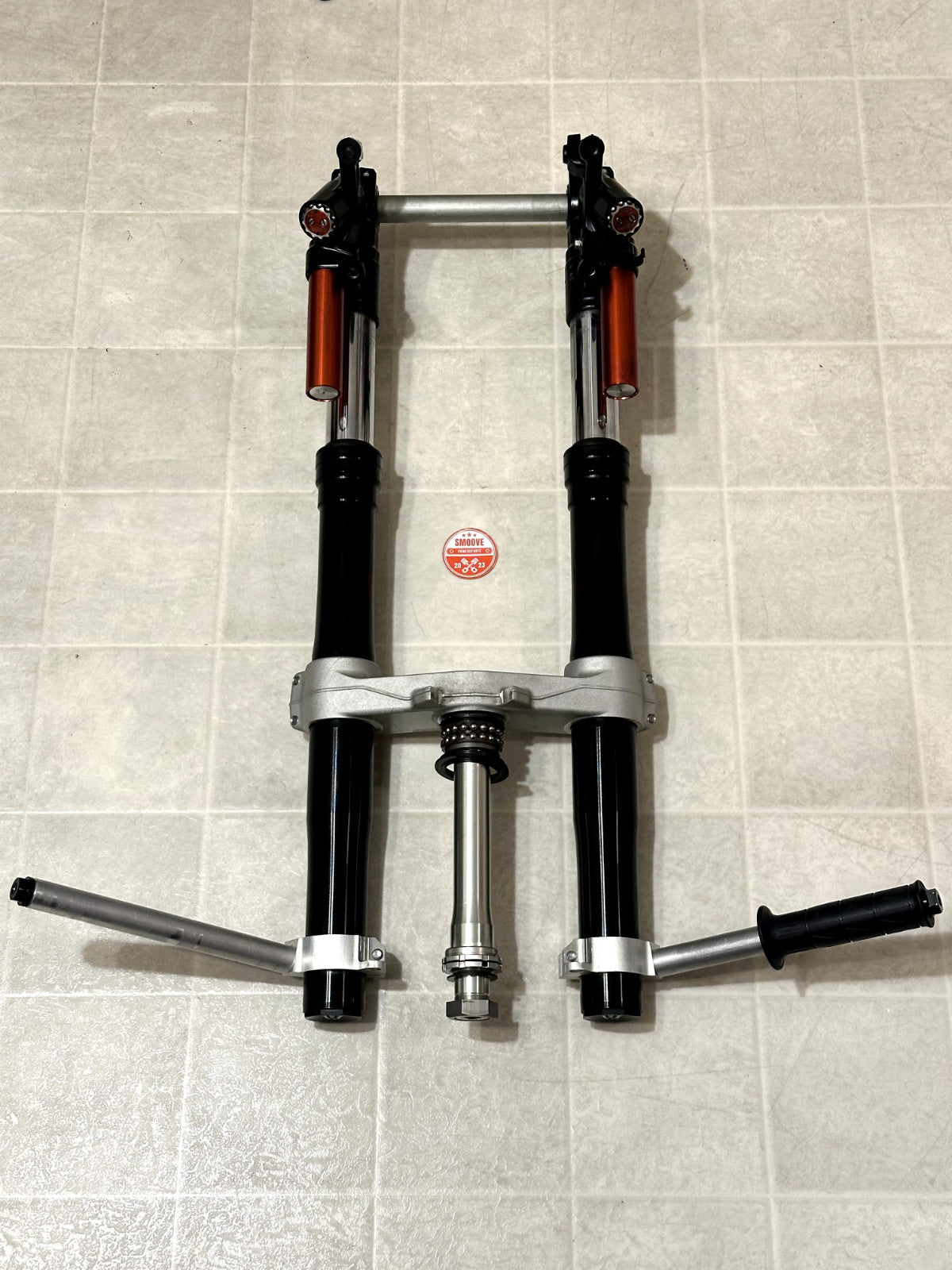 2021-2025 KAWASAKI NINJA ZX10R FRONT FORKS SUSPENSION W/ TRIPLE TREE + CLIP ONS ✅