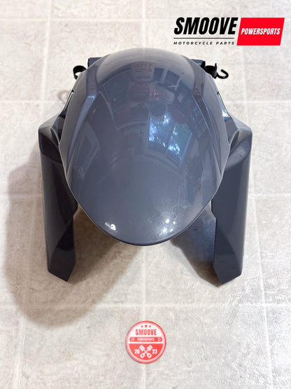 2019-2023 KAWASAKI NINJA ZX6R OEM FRONT FENDER WHEEL MUD GUARD GRAY