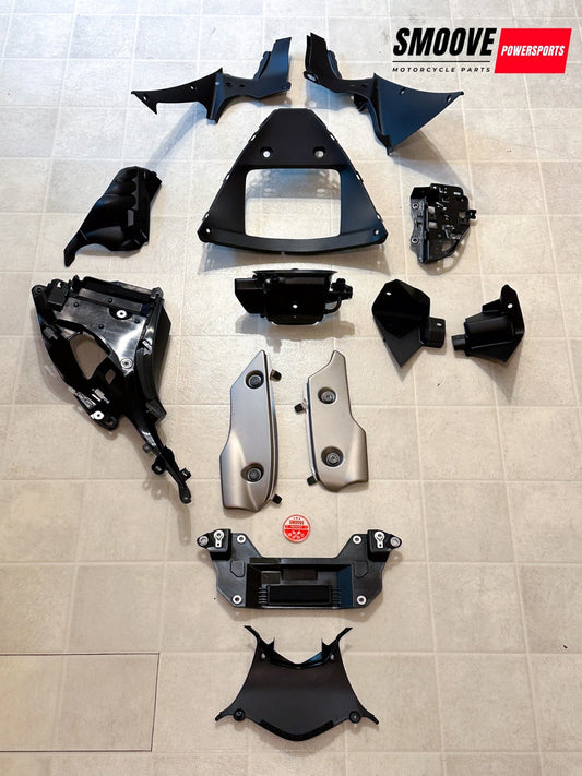 2020-2026 YAMAHA YZF R1 OEM COMPLETE PLASTIC BODY TRIM PANEL COVER BRACKET KIT