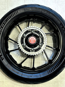 2022-2025 YAMAHA YZF R7 OEM REAR BACK WHEEL RIM ROTOR SPROCKET & TIRE BLACK