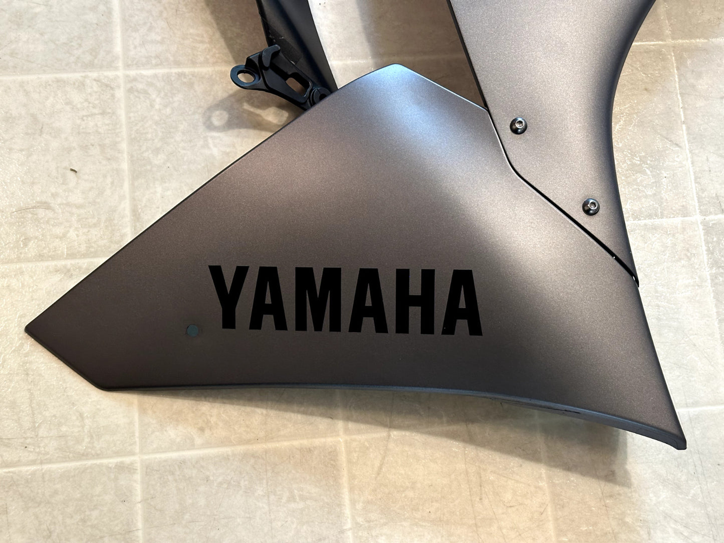 2012-2014 YAMAHA YZF R1 OEM COMPLETE BODY FAIRING COWLING COWL PANEL KIT GRAY