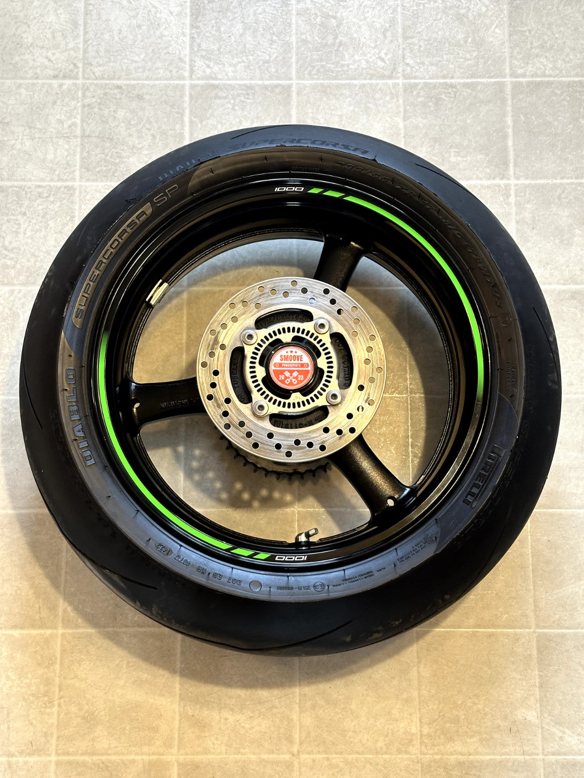 2021-2025 KAWASAKI NINJA ZX10R ZX 10 OEM REAR BACK WHEEL RIM SPROCKET ROTOR TIRE