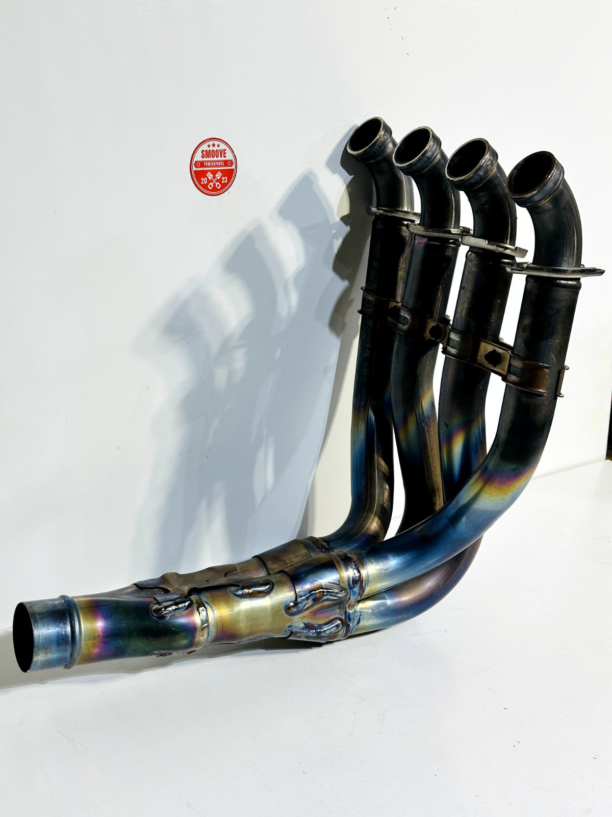 2011-2015 KAWASAKI ZX10R ZX-10R OEM EXHAUST HEADER MANIFOLD PIPE TITANIUM