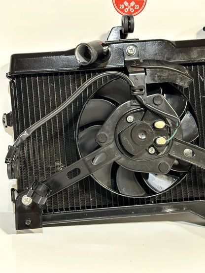 2018-2025 YAMAHA MT 07 MT-07 OEM RADIATOR ENGINE MOTOR COOLER W/ BLOWER FAN