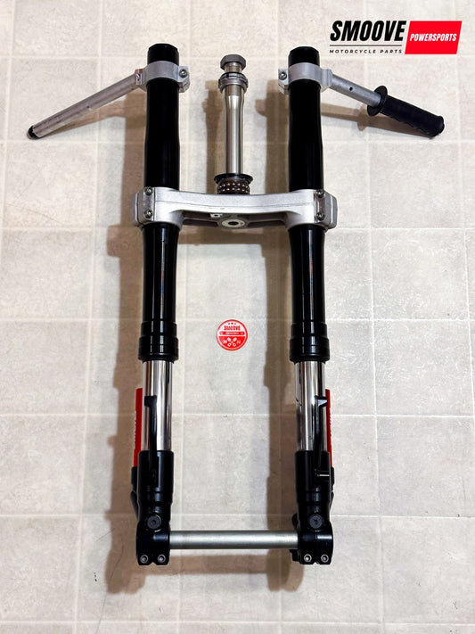 2021-2025 KAWASAKI NINJA ZX10R FRONT FORKS SUSPENSION W/ CLIP ONS + TRIPLE TREE ✅