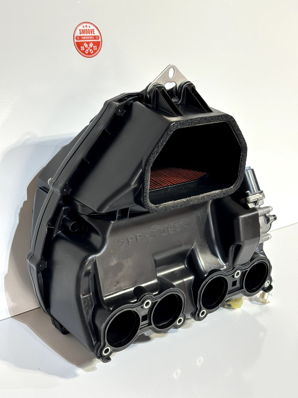 2009-2014 YAMAHA YZF R1 OEM AIR INTAKE FILTER BOX W/ TOP RAIL INJECTORS (MINT)