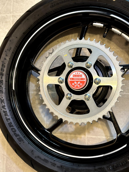 2023-2025 KAWASAKI NINJA ZX4RR OEM REAR BACK WHEEL RIM SPROCKET ROTOR TIRE BLACK