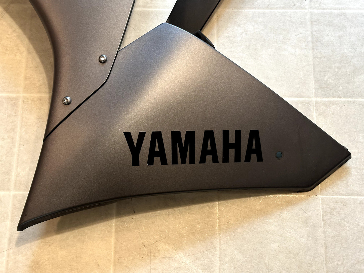 2012-2014 YAMAHA YZF R1 OEM COMPLETE BODY FAIRING COWLING COWL PANEL KIT GRAY