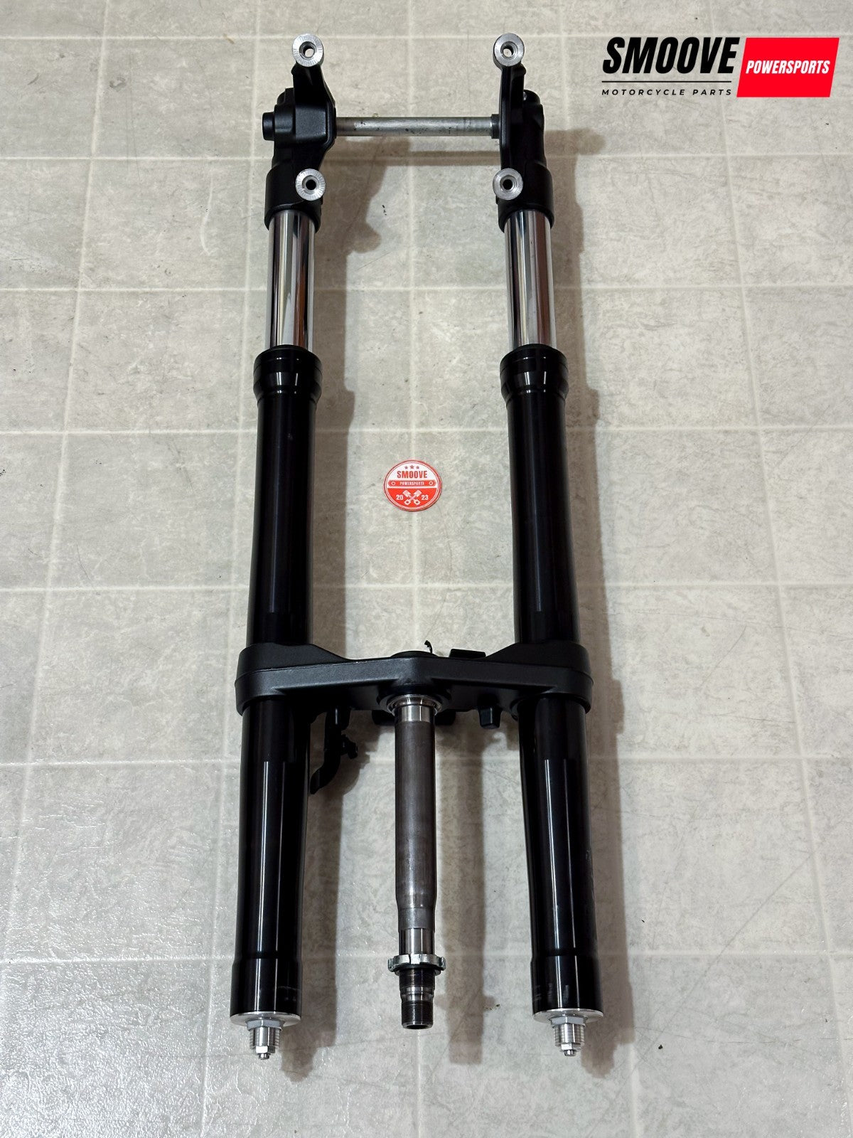 2017-2020 YAMAHA MT-09 MT09 OEM FRONT FORKS SUSPENSION FORK & TRIPLE TREE + AXLE