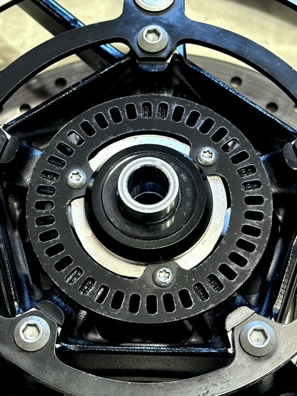 2022-2025 YAMAHA YZF R7 OEM FRONT WHEEL RIM ROTORS & TIRE ASSEMBLY BLACK