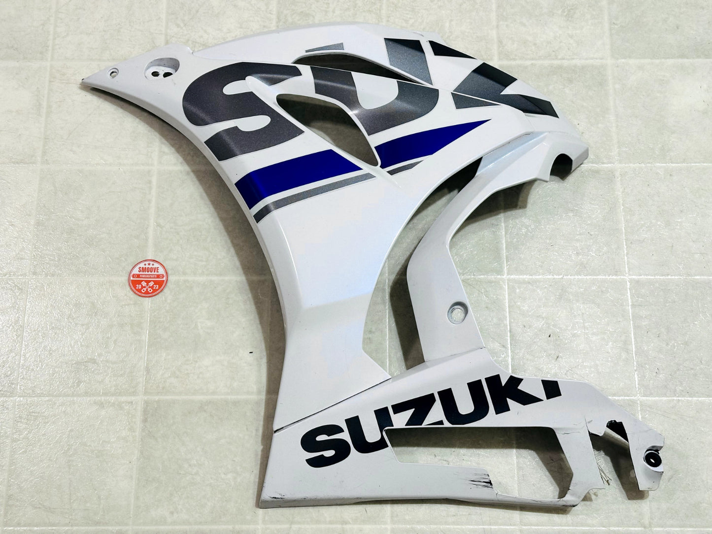 2017-2026 2018 SUZUKI GSXR1000 OEM FAIRING COWLING BODY PANEL PLASTICS KIT WHITE