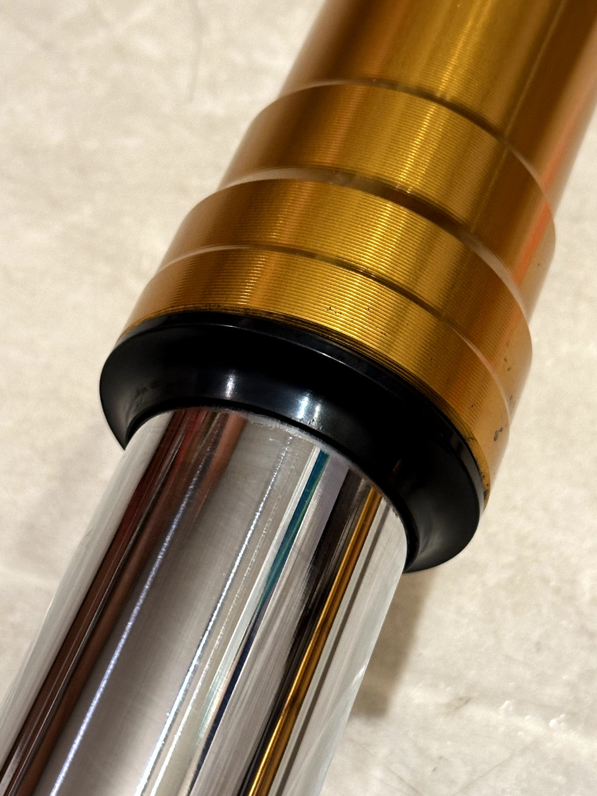 2011-2015 KAWASAKI NINJA ZX10R OEM FRONT FORKS SUSPENSION W/ TRIPLE TREE & BARS