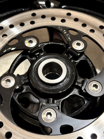 2011-2026 SUZUKI GSXR750 OEM REAR BACK WHEEL RIM TIRE ROTOR SPROCKET MINT BLACK
