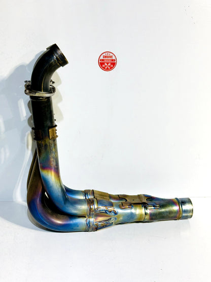 2011-2015 KAWASAKI ZX10R ZX-10R OEM EXHAUST HEADER MANIFOLD PIPE TITANIUM