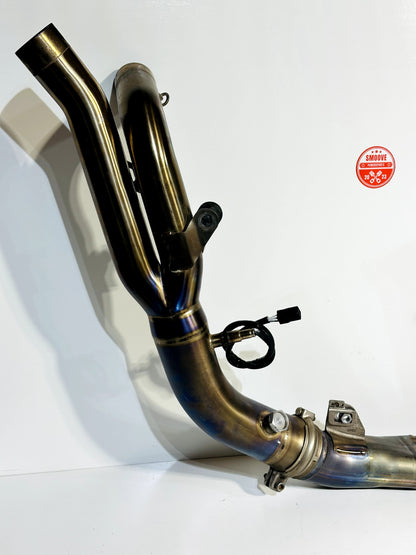 2009-2014 YAMAHA YZF R1 GRAVES EXHAUST SYSTEM MUFFLERS + MID PIPE & OEM HEADER