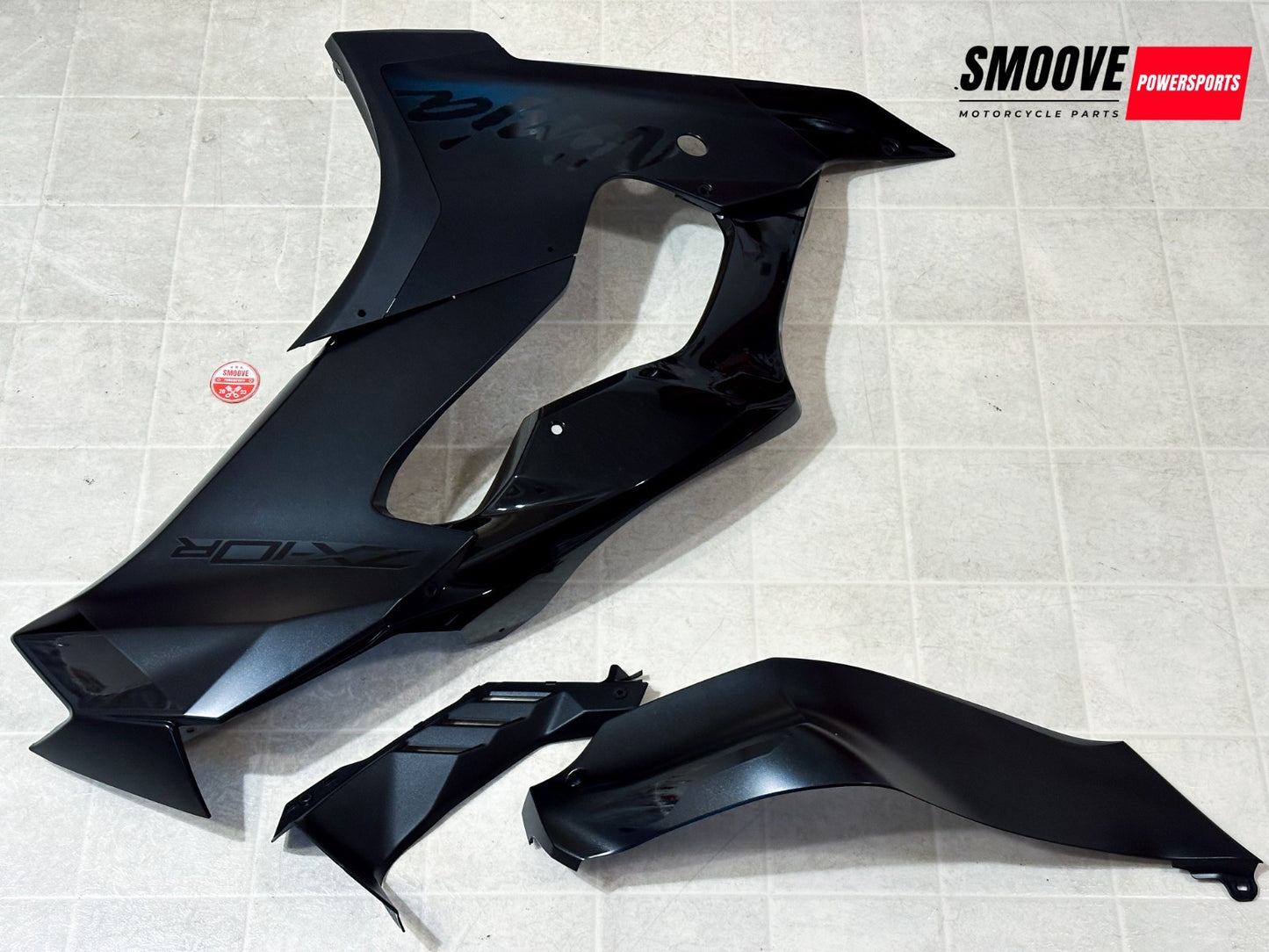 2021-2025 KAWASAKI NINJA ZX10R OEM RIGHT SIDE UPPER LOWER COWL FAIRING SET BLACK